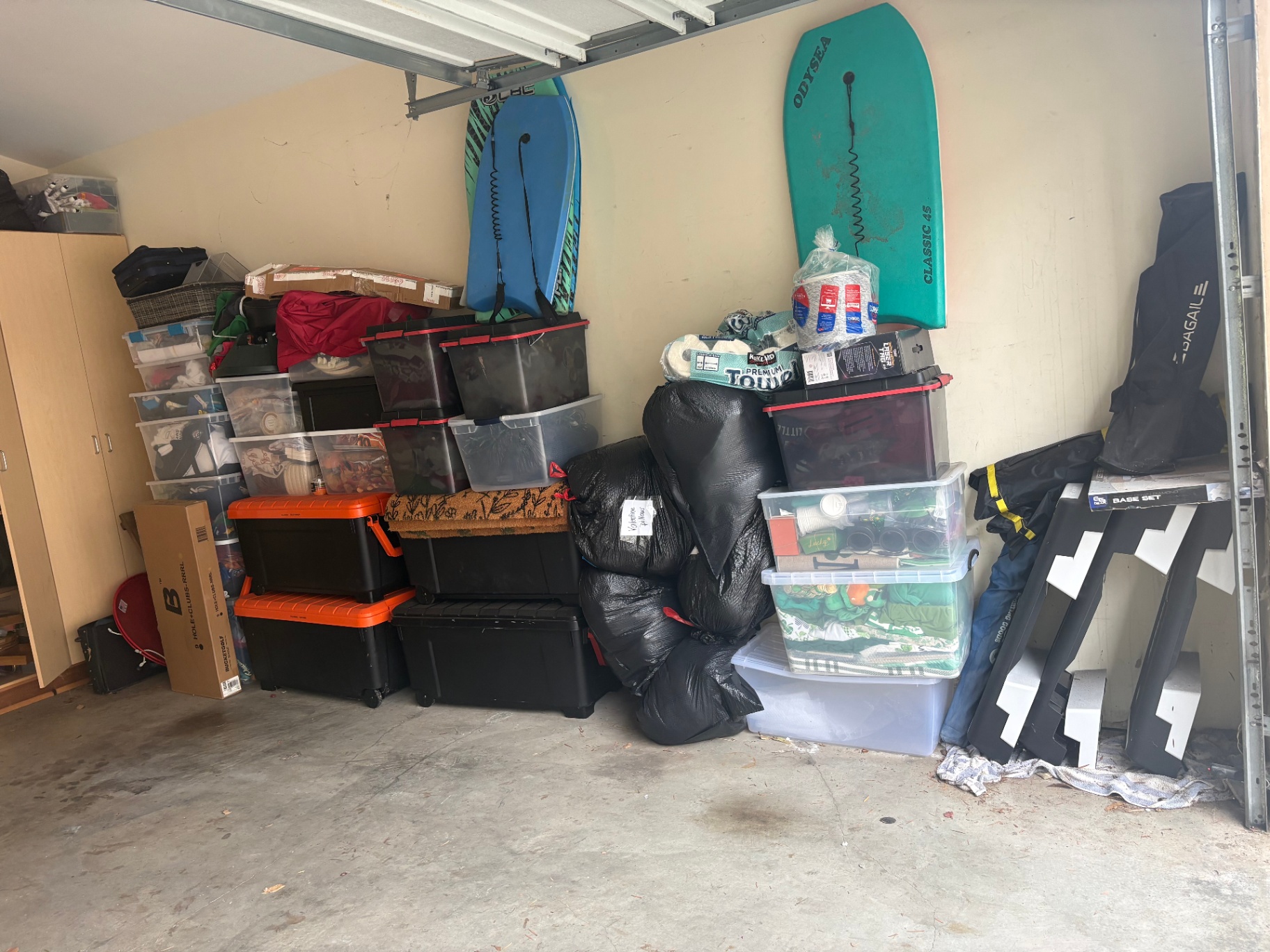 Bin organization — before